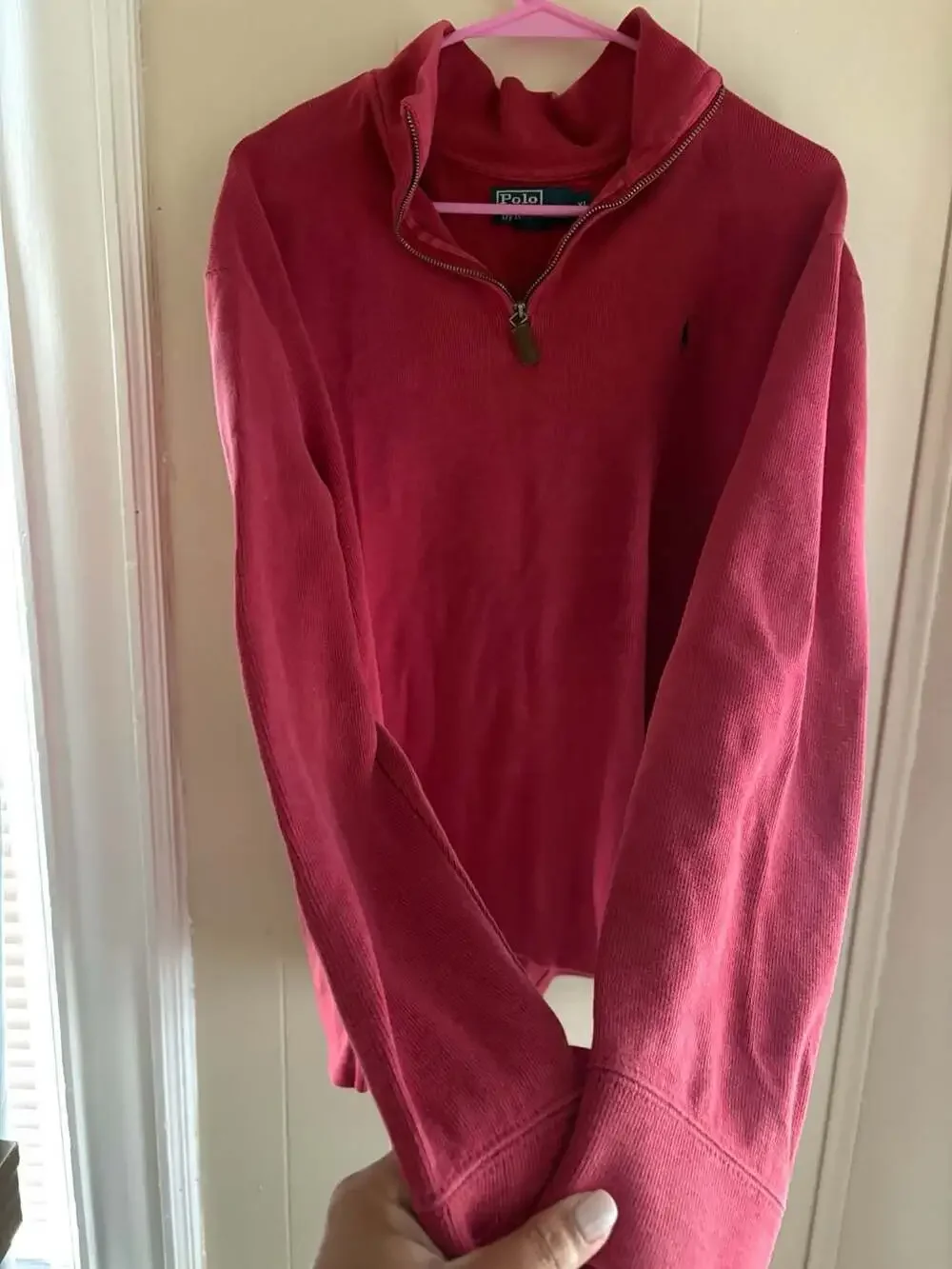 Polo Ralph Lauren Men's Estate-Rib Cotton Quarter-Zip Pullover Sweater